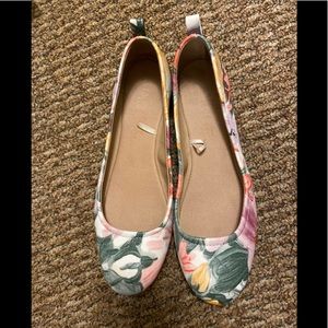 Falls Creek Hayley Colorful Floral Slip On Ballet